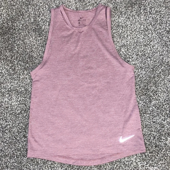 Nike DriFit Tank in Dusty Pink - Picture 1 of 5